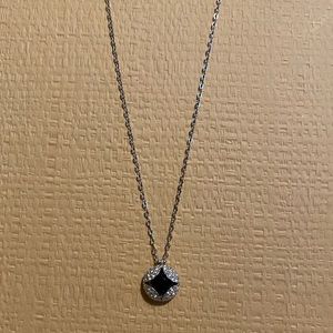 Nadri Black Pendant Necklace